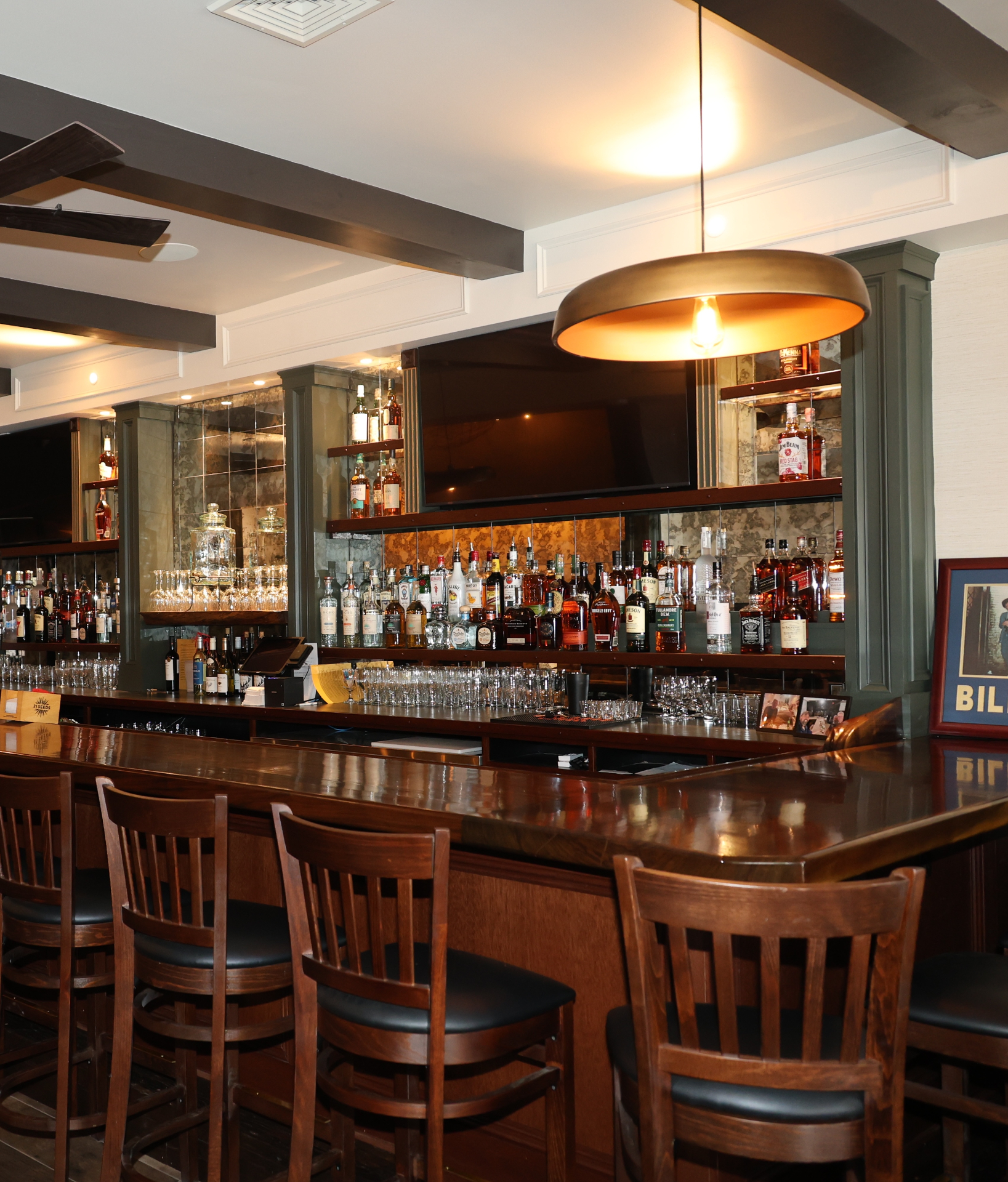 The Red Stag bar interior